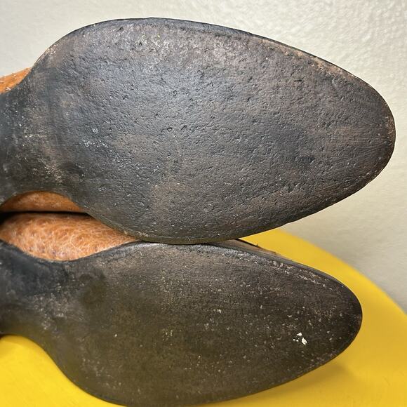 Tony Lama CZ906 Brittle Ostrich Quill Cowboy Western Mens Boots Size 10 D - Picture 13 of 16